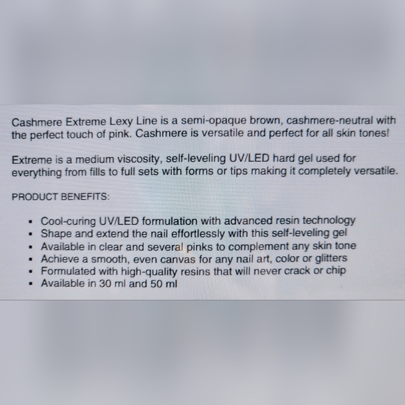 Builder Gel - Lexy Line Extreme 30ml - Picture 6 of 6